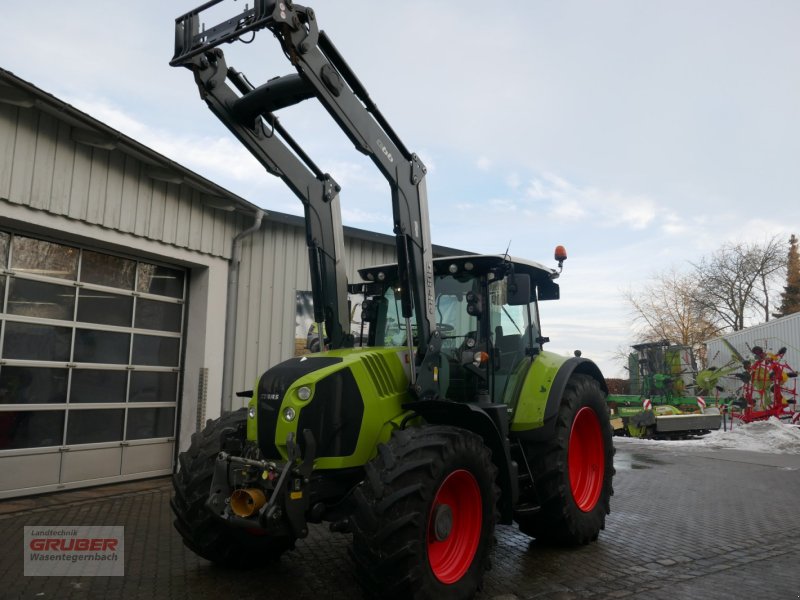 Traktor typu CLAAS Arion 650 CMATIC mit Quicke Frontlader Q66, Gebrauchtmaschine w Dorfen