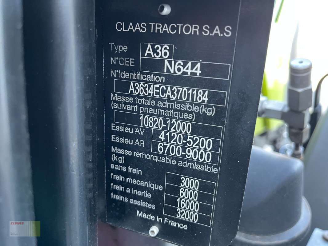 Traktor типа CLAAS ARION 650 CMATIC, nur 4.935 h. ! Triebsatz NEU !, Gebrauchtmaschine в Molbergen (Фотография 16)