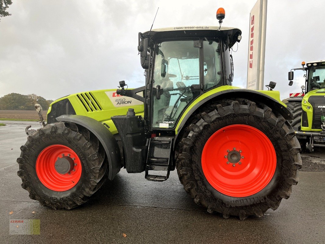 Traktor типа CLAAS ARION 650 CMATIC, S10 RTK, nur 5.128 h !, Gebrauchtmaschine в Molbergen (Фотография 9)