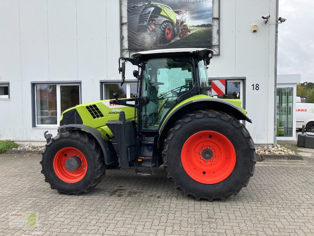 Traktor van het type CLAAS ARION 650 HEXASHIFT CIS, Gebrauchtmaschine in Weddingstedt (Foto 2)