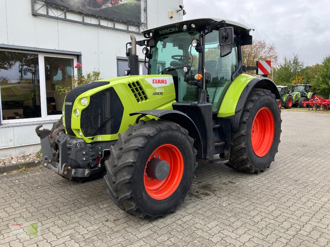 Traktor typu CLAAS ARION 650 HEXASHIFT CIS, Gebrauchtmaschine w Weddingstedt (Zdjęcie 1)