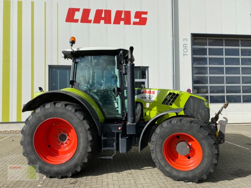 Traktor des Typs CLAAS ARION 650 HEXASHIFT CIS, Gebrauchtmaschine in Risum-Lindholm (Bild 1)