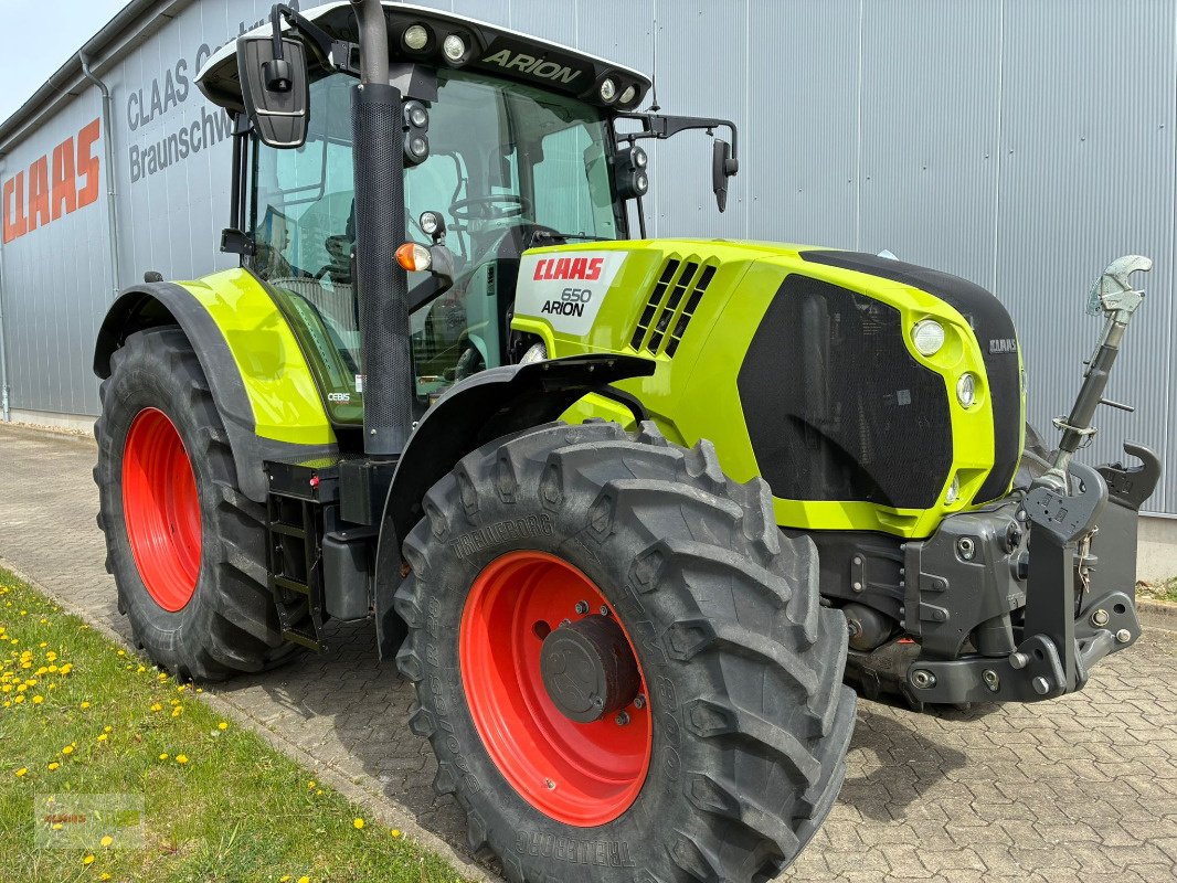 Traktor des Typs CLAAS Arion 650 Hexashift, Gebrauchtmaschine in Schwülper (Bild 1)