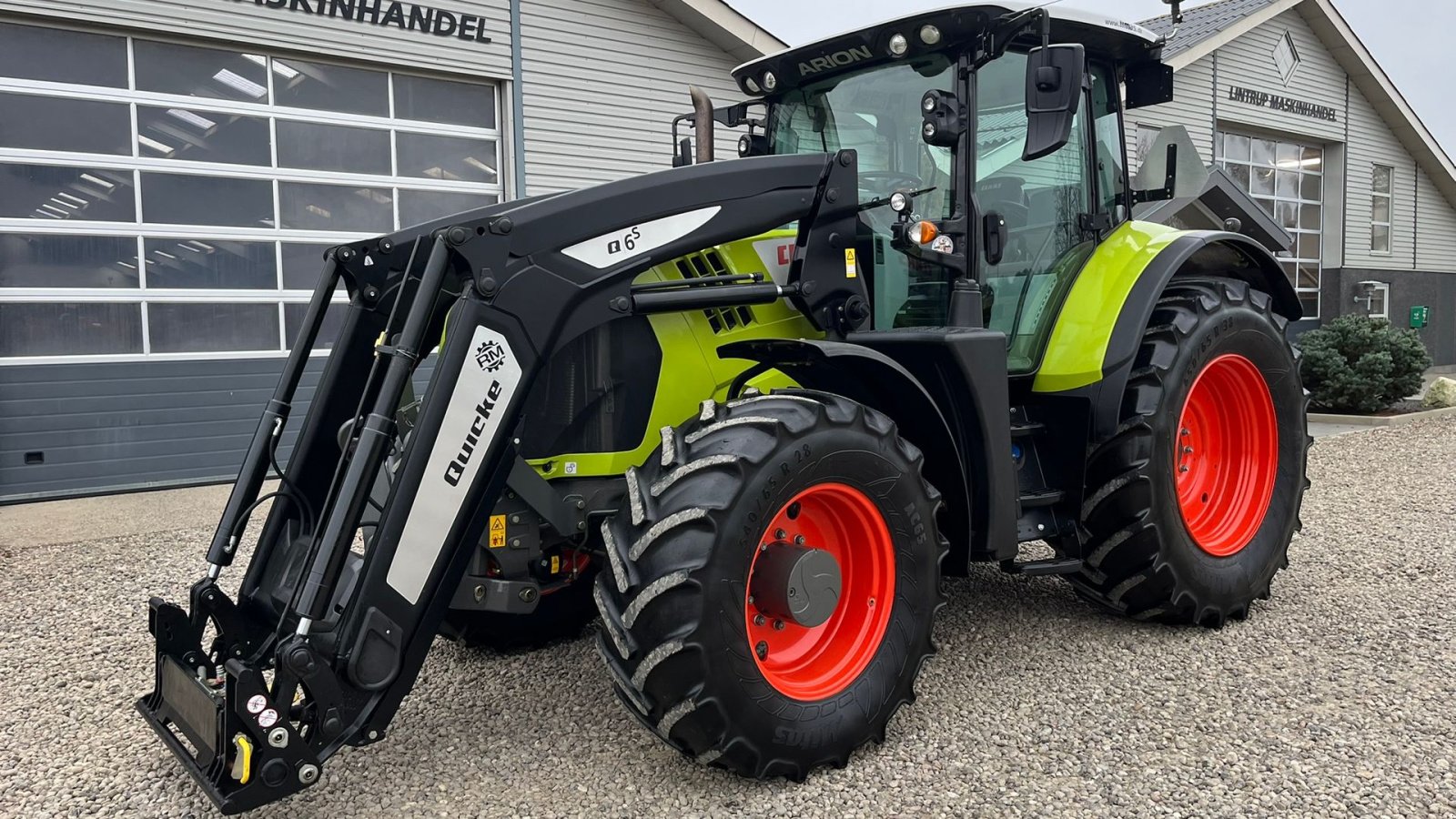 Traktor от тип CLAAS ARION 650 med frontlift og frontlæsser, Gebrauchtmaschine в Lintrup (Снимка 3)