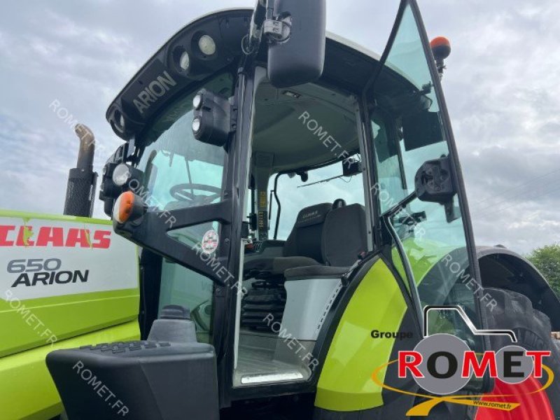 Traktor a típus CLAAS ARION 650, Gebrauchtmaschine ekkor: Gennes sur glaize (Kép 6)