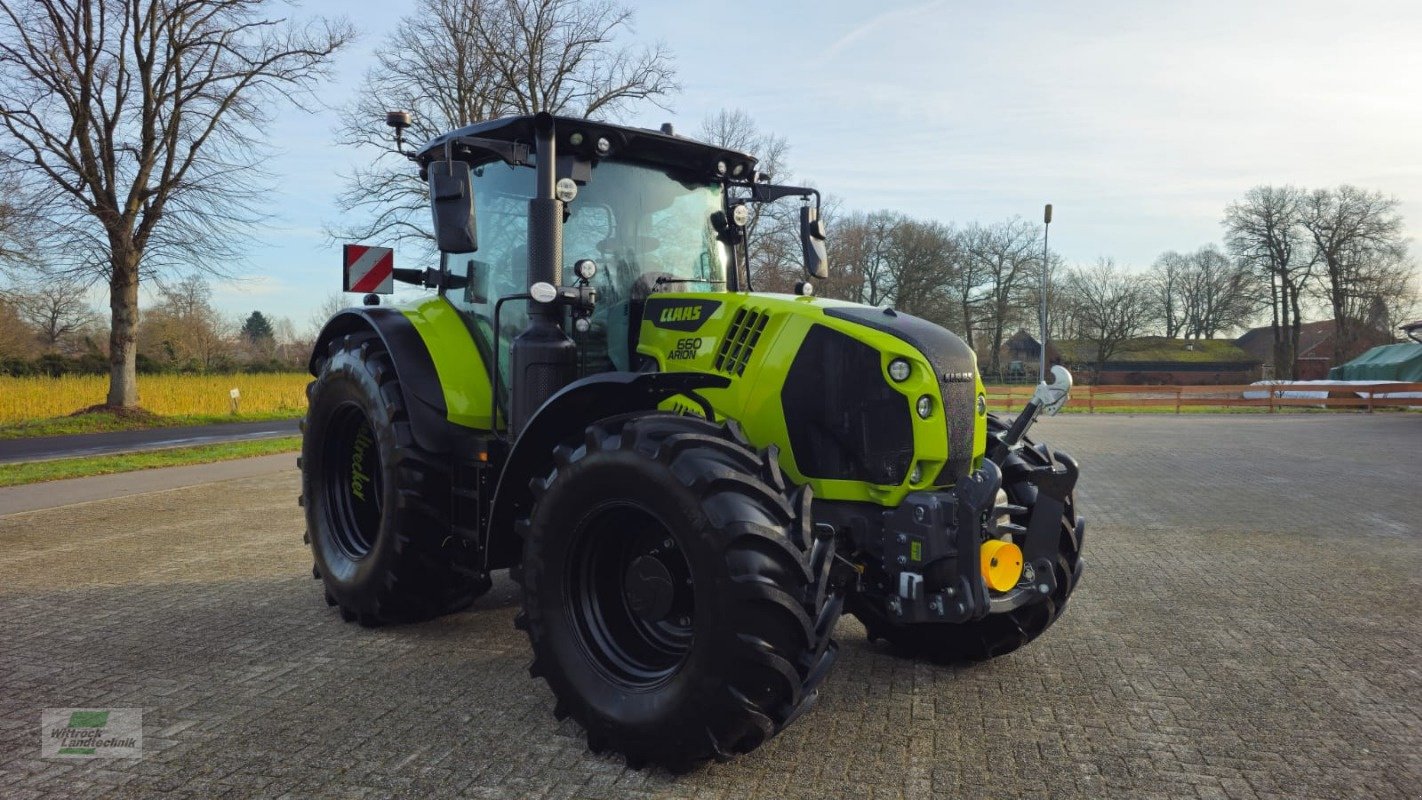 Traktor of the type CLAAS Arion 660 Cebis Edeltrecker, Neumaschine in Rhede / Brual (Picture 17)