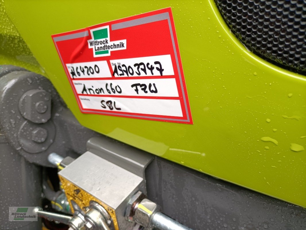 Traktor Türe ait CLAAS Arion 660 Cis+, Gebrauchtmaschine içinde Georgsheil (resim 2)