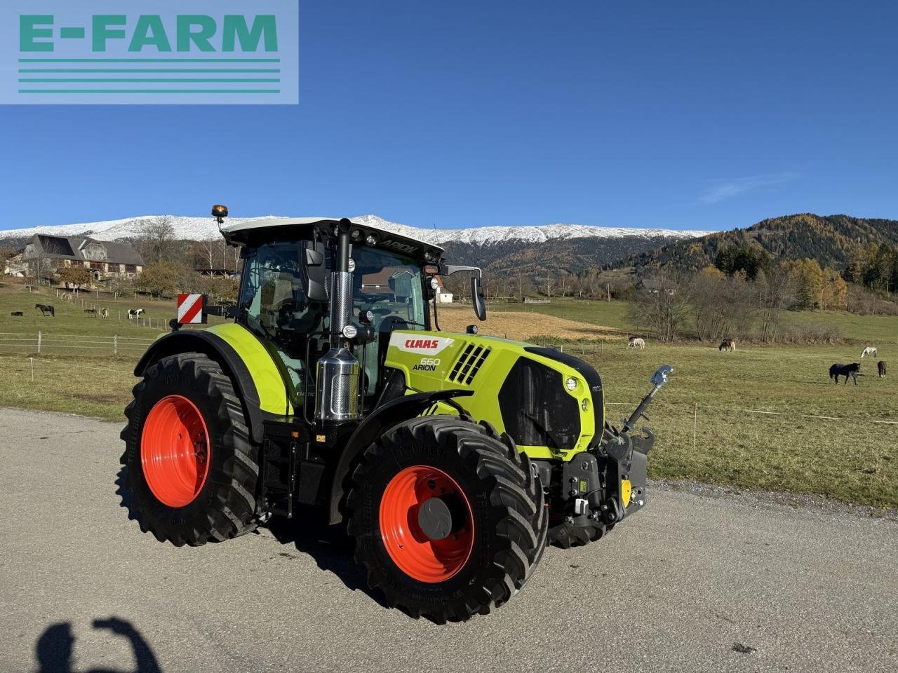 Traktor typu CLAAS arion 660 cmatic cebis CMATIC CEBIS, Gebrauchtmaschine v MÜHLEN (Obrázek 1)