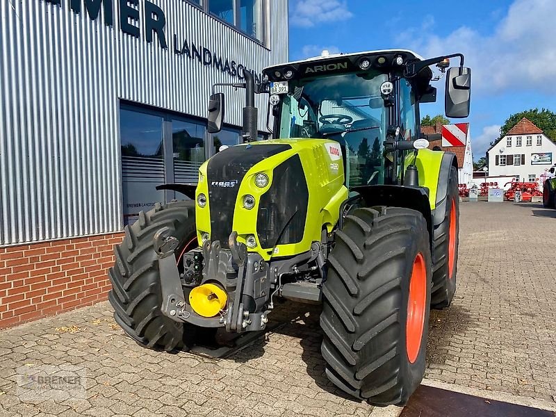 Traktor des Typs CLAAS ARION 660 CMATIC, CEBIS, FH, FZ, 50 km/h,  Michelin, CEMIS 1200, Vorführmaschine in Asendorf (Bild 2)