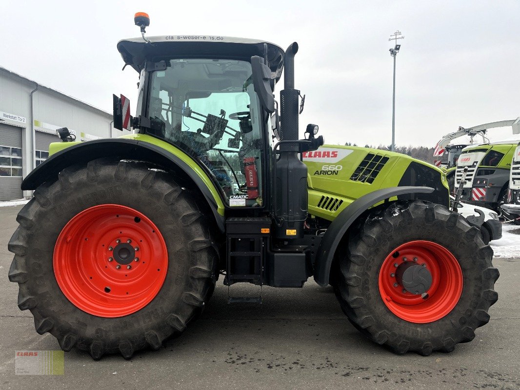 Traktor типа CLAAS ARION 660 CMATIC CEBIS, FKH + FZW, nur 1.952 h !, Gebrauchtmaschine в Neerstedt (Фотография 4)