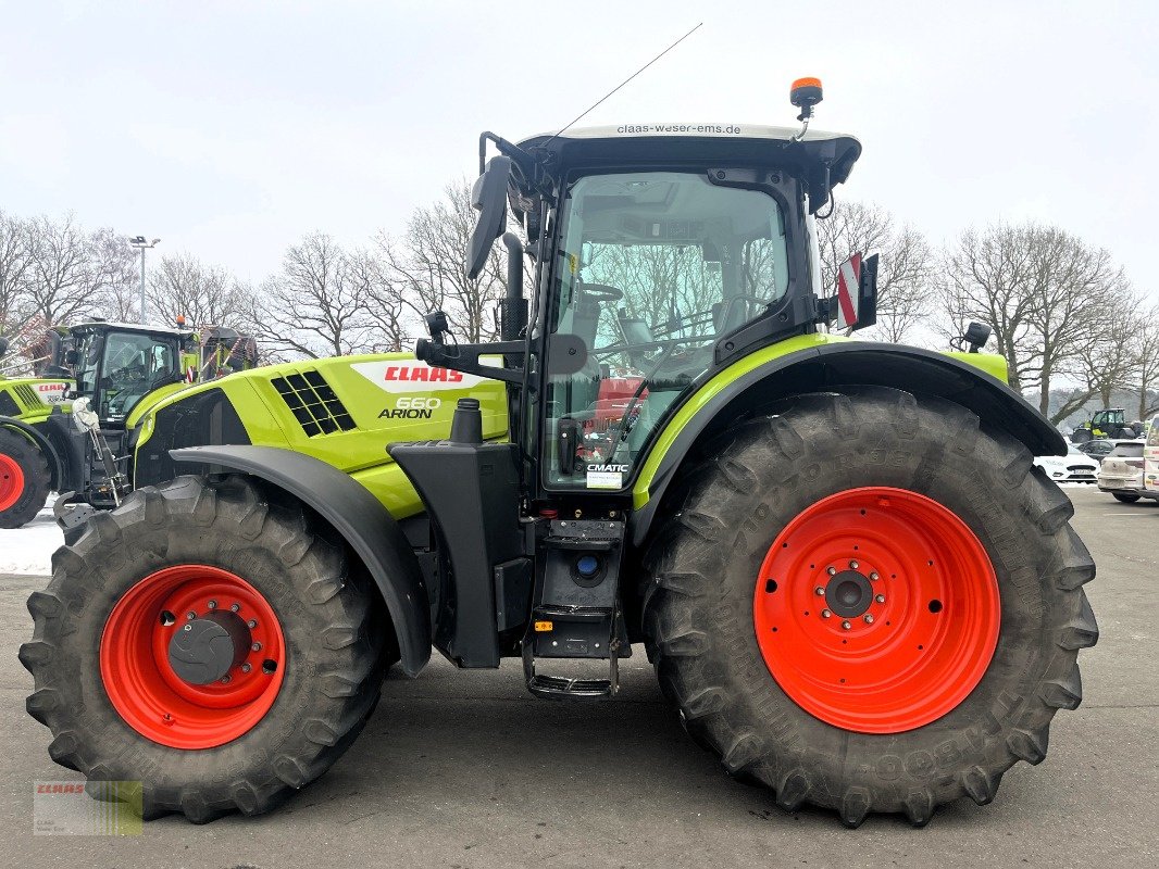 Traktor типа CLAAS ARION 660 CMATIC CEBIS, FKH + FZW, nur 1.952 h !, Gebrauchtmaschine в Neerstedt (Фотография 5)