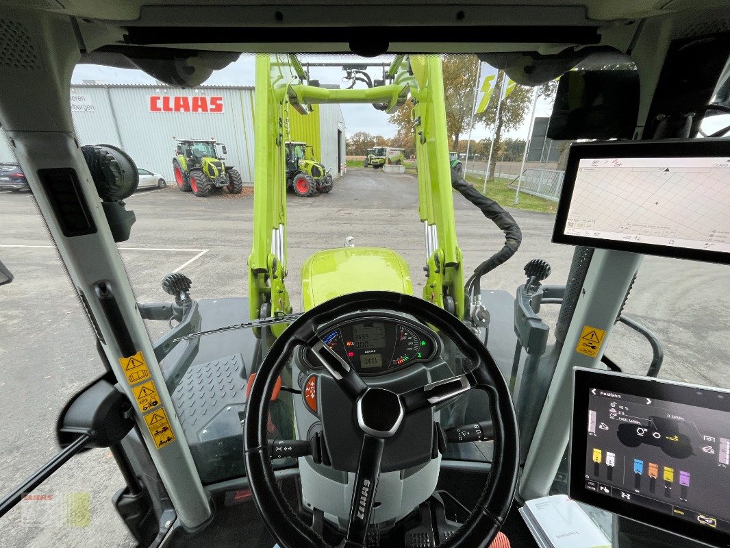 Traktor a típus CLAAS ARION 660 CMATIC CEBIS, Frontlader FL 150, CEMIS 1200 RTK, Fahrer Paket PREMIUM, Gebrauchtmaschine ekkor: Molbergen (Kép 21)
