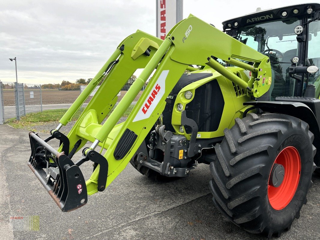 Traktor a típus CLAAS ARION 660 CMATIC CEBIS, Frontlader FL 150, CEMIS 1200 RTK, Fahrer Paket PREMIUM, Gebrauchtmaschine ekkor: Molbergen (Kép 22)