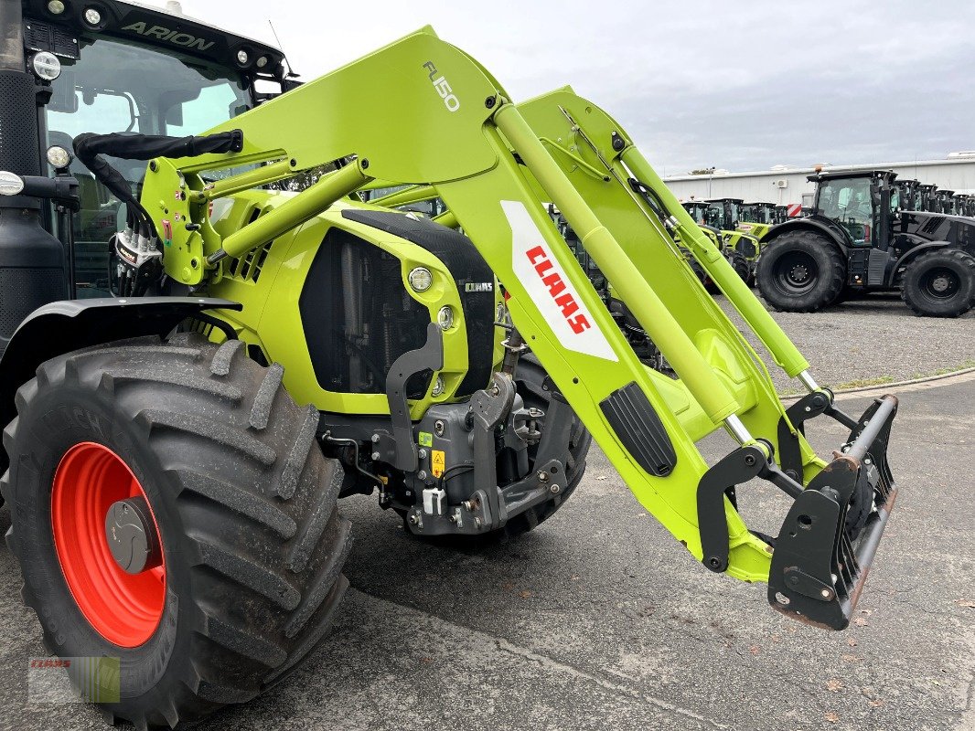 Traktor a típus CLAAS ARION 660 CMATIC CEBIS, Frontlader FL 150, CEMIS 1200 RTK, Fahrer Paket PREMIUM, Gebrauchtmaschine ekkor: Molbergen (Kép 23)