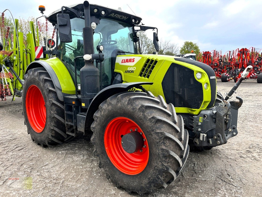 Traktor des Typs CLAAS ARION 660 CMATIC CEBIS, MAXI CARE PROTECT 2028, nur 1.250 h !, Gebrauchtmaschine in Westerstede (Bild 1)