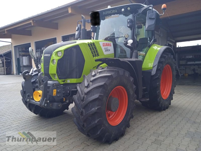 Traktor des Typs CLAAS ARION 660 CMATIC CEBIS, Gebrauchtmaschine in Cham (Bild 1)