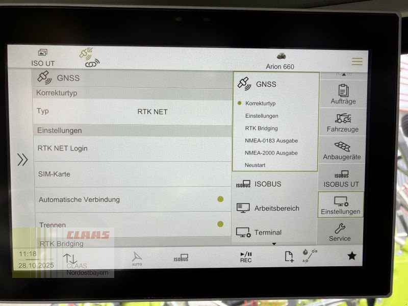 Traktor des Typs CLAAS ARION 660 CMATIC CEBIS, Vorführmaschine in Hollfeld (Bild 27)