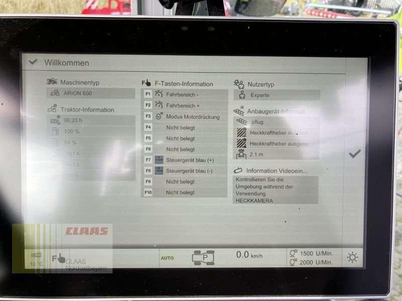 Traktor des Typs CLAAS ARION 660 CMATIC CEBIS, Vorführmaschine in Hollfeld (Bild 24)