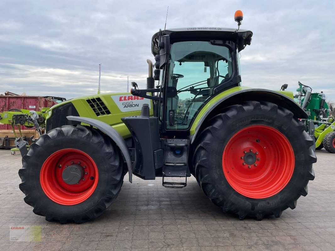 Traktor Türe ait CLAAS ARION 660 CMATIC CIS+, nur 5.040 h !, Gebrauchtmaschine içinde Ankum (resim 4)