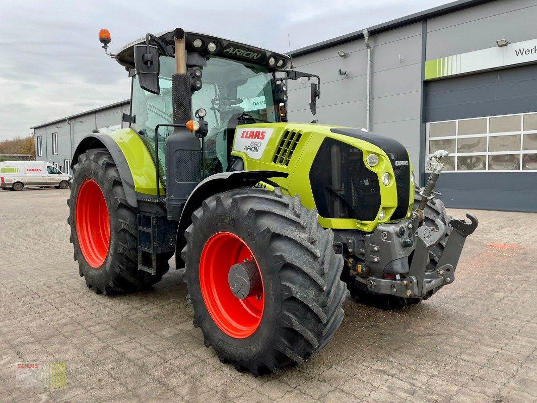Traktor Türe ait CLAAS ARION 660 CMATIC CIS+, nur 5.040 h !, Gebrauchtmaschine içinde Ankum (resim 3)