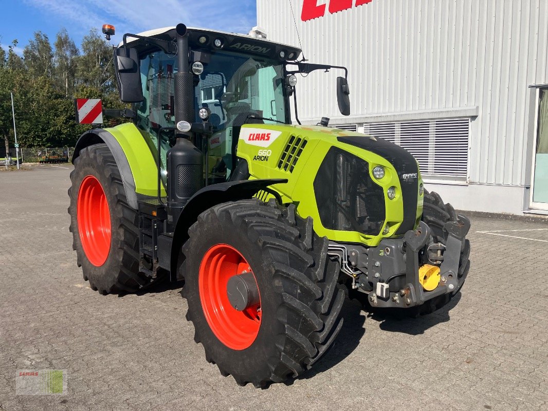 Traktor des Typs CLAAS ARION 660 CMATIC (ink. RTK und Frontzapfwelle), Neumaschine in Bordesholm (Bild 9)
