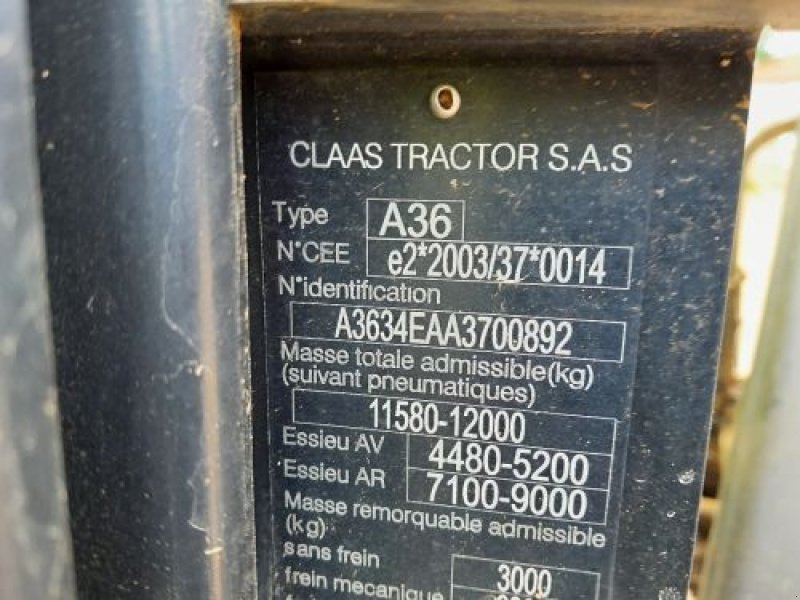 Traktor от тип CLAAS ARION650CMAT, Gebrauchtmaschine в RUPT (Снимка 11)