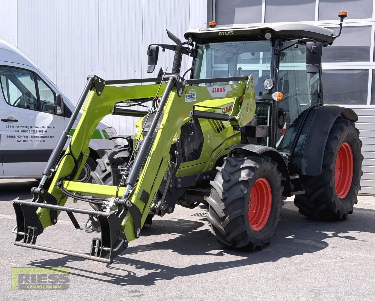 Traktor tipa CLAAS ATOS 220 C + FL 60e  Sauter FHZ, Gebrauchtmaschine u Homberg/Ohm - Maulbach (Slika 11)