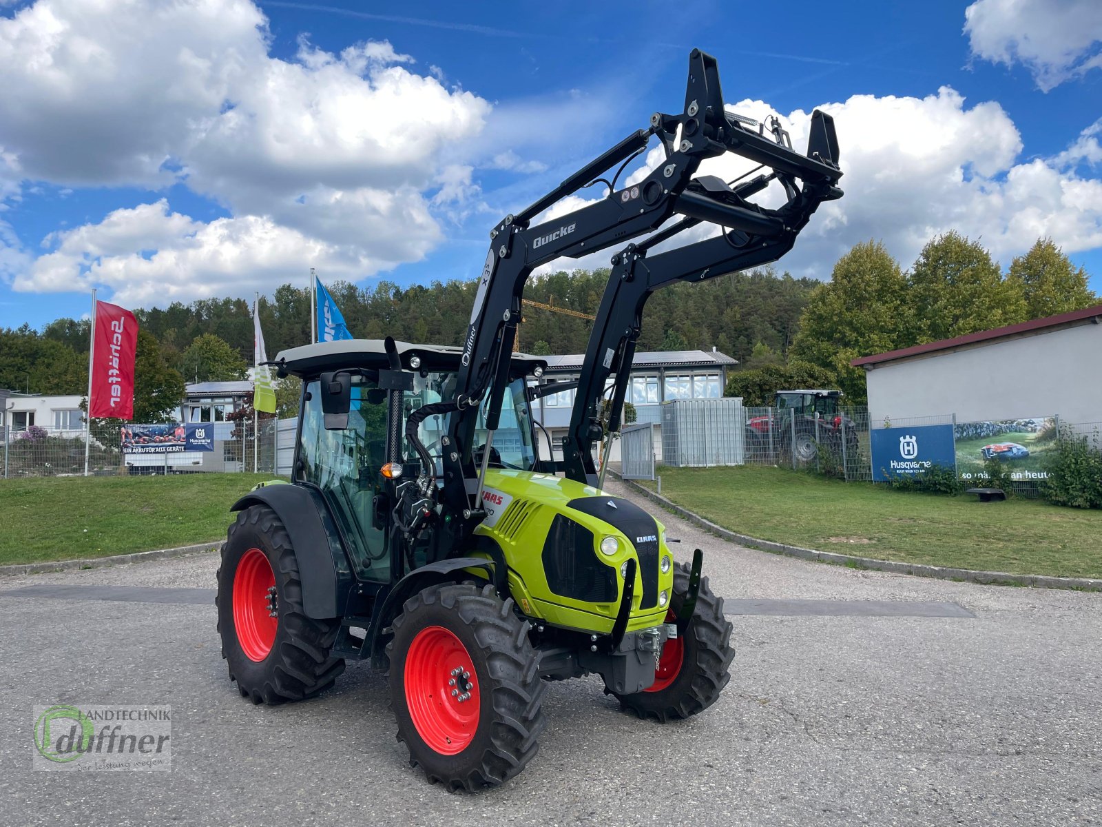Traktor des Typs CLAAS Atos 220 C mit Quicke X3S Performance, Gebrauchtmaschine in Münsingen (Bild 1)