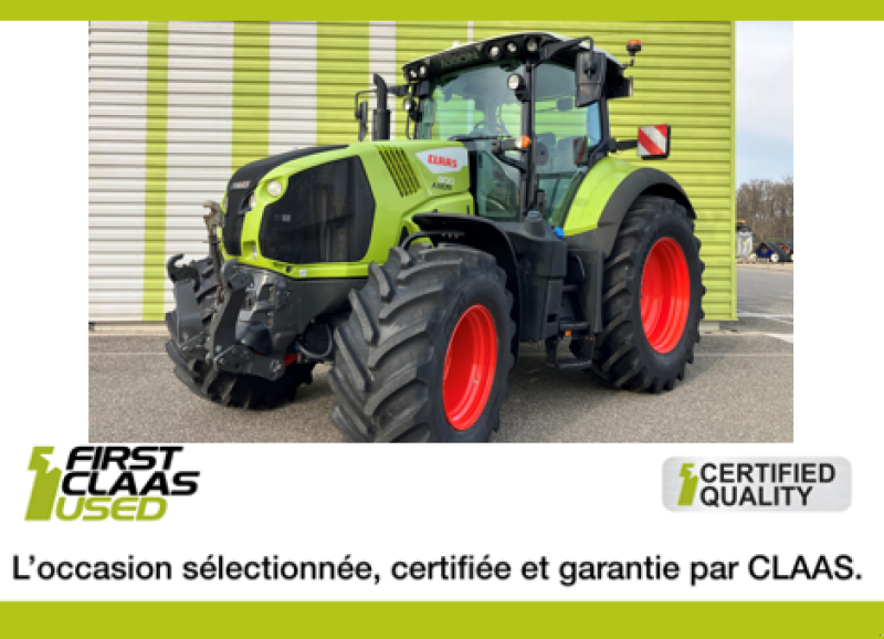 Traktor of the type CLAAS AXION 800 HEXASHIFT LS+, Gebrauchtmaschine in Gardonne (Picture 1)