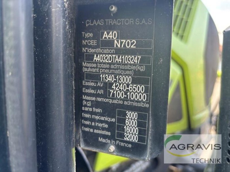Traktor Türe ait CLAAS AXION 810 CMATIC CEBIS, Gebrauchtmaschine içinde Salzkotten (resim 22)