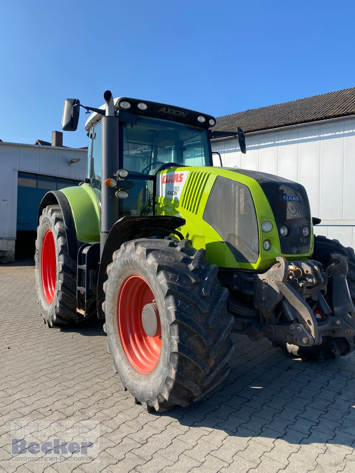 Traktor typu CLAAS Axion 810, Gebrauchtmaschine w Weimar-Niederwalgern (Zdjęcie 4)