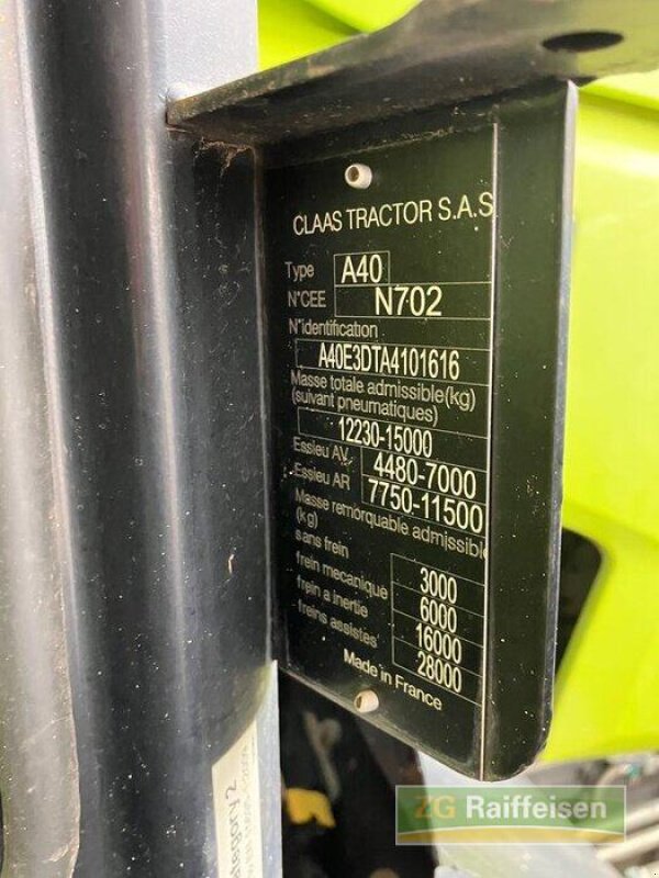 Traktor typu CLAAS Axion 830 C-Matic, Gebrauchtmaschine v Bruchsal (Obrázek 12)