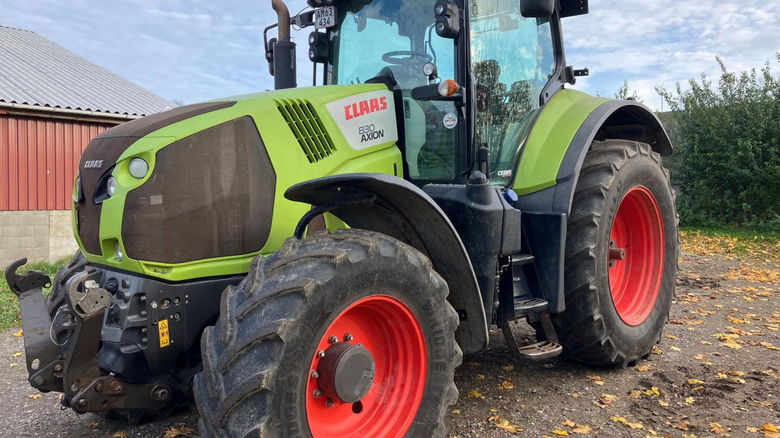 Traktor типа CLAAS Axion 830 Cebis, Gebrauchtmaschine в Roskilde (Фотография 1)