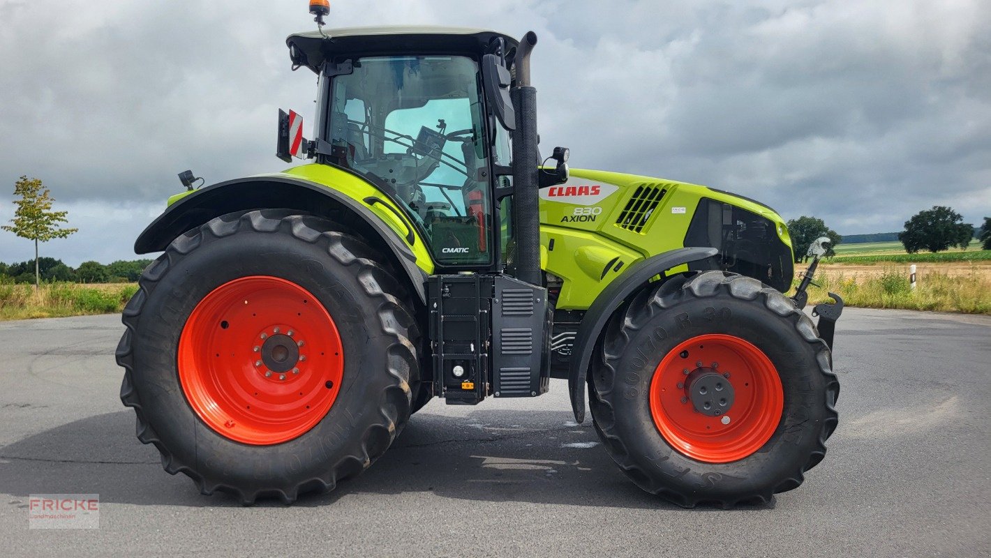 Traktor des Typs CLAAS Axion 830 CMATIC CEBIS **Black-Weeks**, Neumaschine in Bockel - Gyhum (Bild 3)