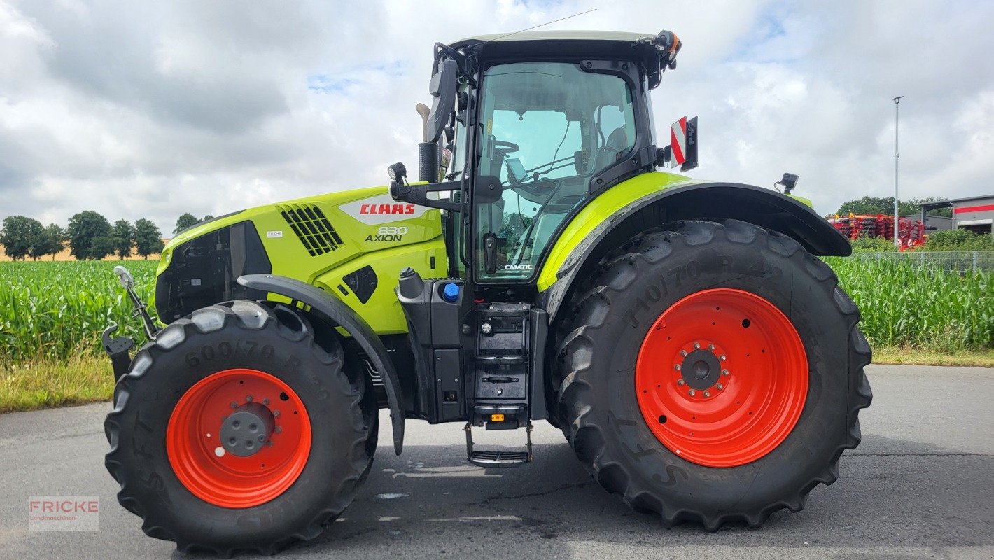 Traktor des Typs CLAAS Axion 830 CMATIC CEBIS **Black-Weeks**, Neumaschine in Bockel - Gyhum (Bild 8)