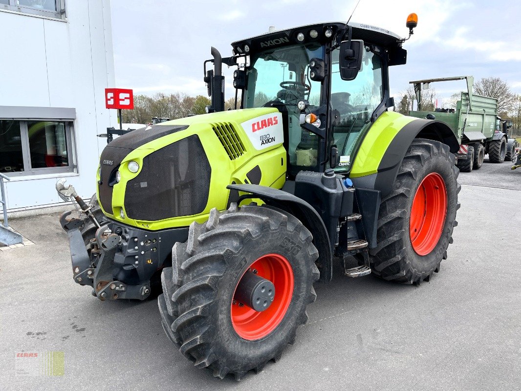 Traktor типа CLAAS AXION 830 CMATIC CEBIS, FKH, Gebrauchtmaschine в Westerstede (Фотография 1)