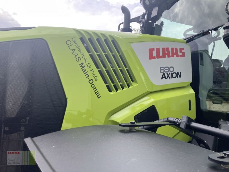 Traktor des Typs CLAAS AXION 830 CMATIC CEBIS+RDA RTK, Gebrauchtmaschine in Vohburg (Bild 18)