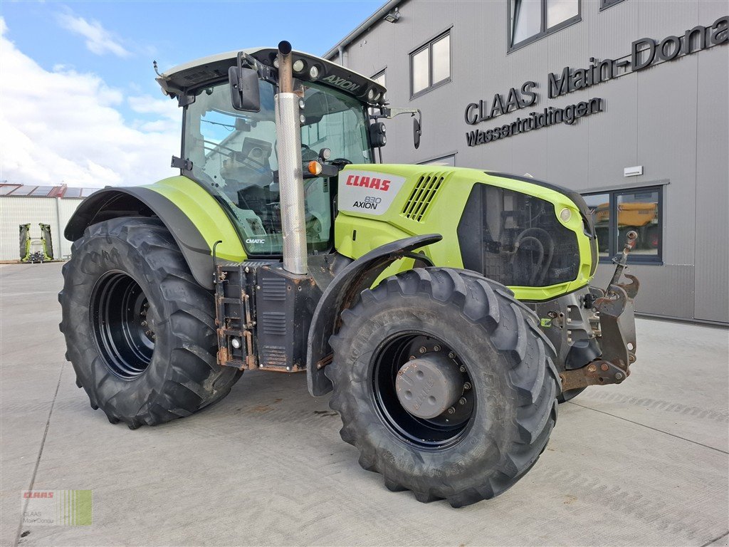 Traktor Türe ait CLAAS Axion 830  CMATIC CEBIS, Gebrauchtmaschine içinde Wassertrüdingen (resim 5)