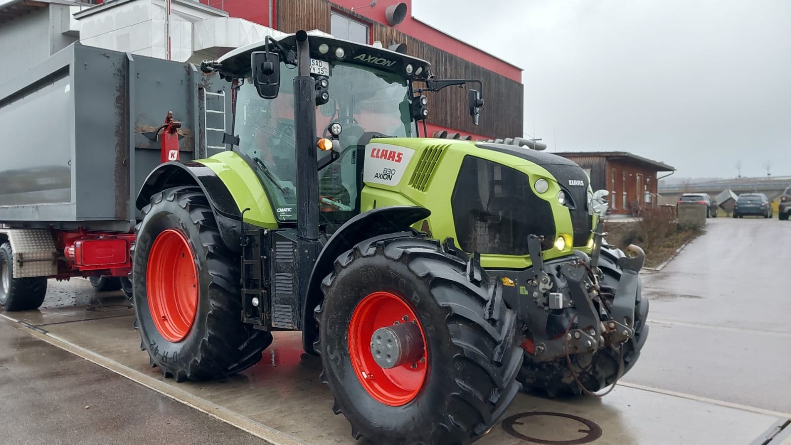 Traktor typu CLAAS Axion 830  CMATIC CEBIS, Gebrauchtmaschine w Bodenwöhr/ Taxöldern (Zdjęcie 2)