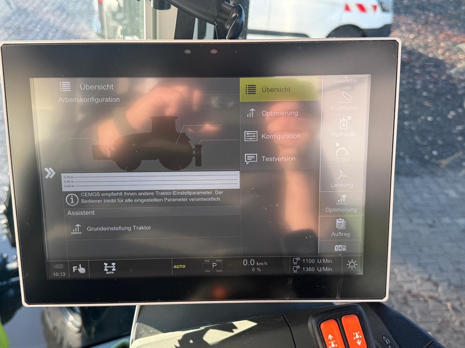 Traktor van het type CLAAS Axion 830  CMATIC CEBIS, Gebrauchtmaschine in Lautertal (Foto 19)