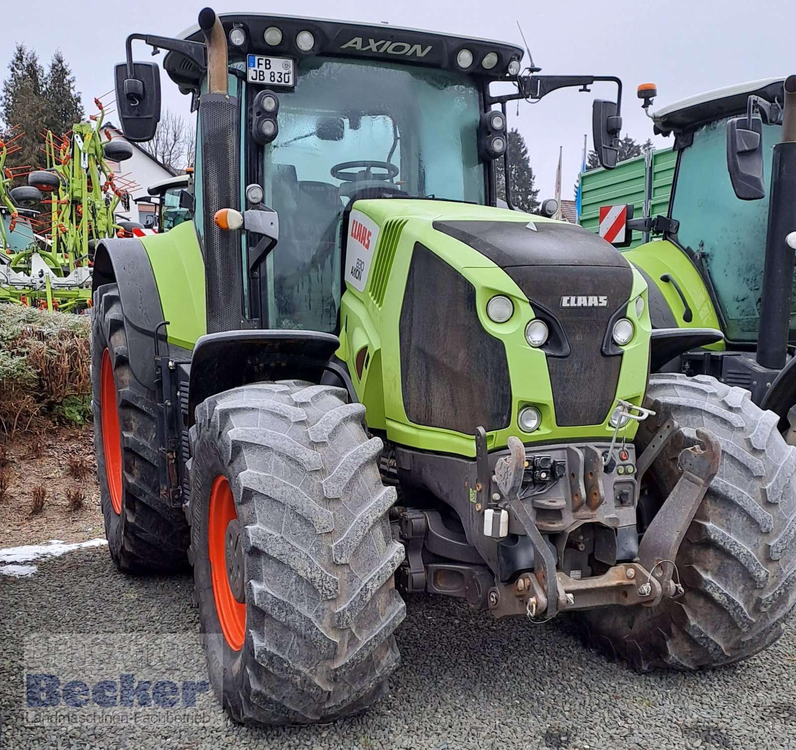 Traktor of the type CLAAS Axion 830 CMATIC LU-Paket, Gebrauchtmaschine in Weimar-Niederwalgern (Picture 2)