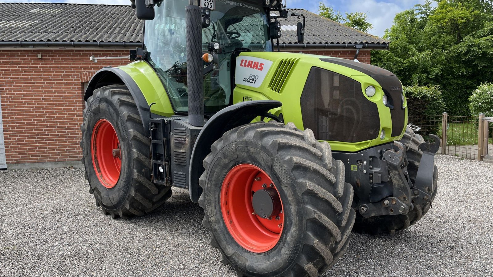 Traktor Türe ait CLAAS AXION 830 CMATIC Ny Motor, Gebrauchtmaschine içinde Borre (resim 1)