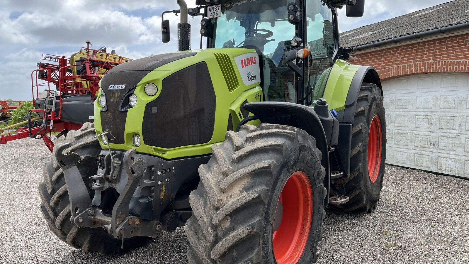Traktor Türe ait CLAAS AXION 830 CMATIC Ny Motor, Gebrauchtmaschine içinde Borre (resim 2)