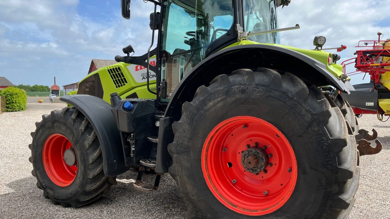 Traktor Türe ait CLAAS AXION 830 CMATIC Ny Motor, Gebrauchtmaschine içinde Borre (resim 4)