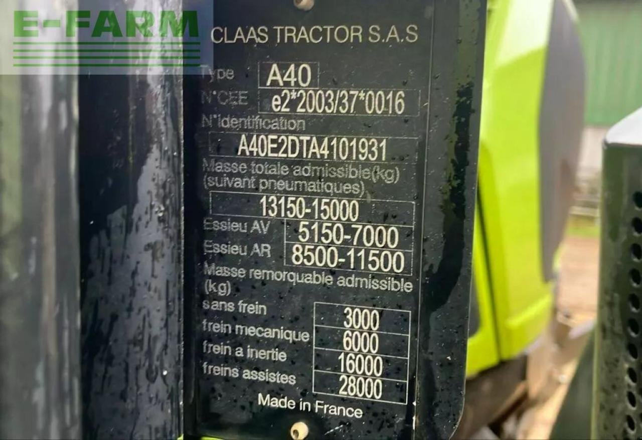 Traktor tip CLAAS axion 830 cmatic, Gebrauchtmaschine in VAROIS-ET-CHAIGNOT (Poză 10)