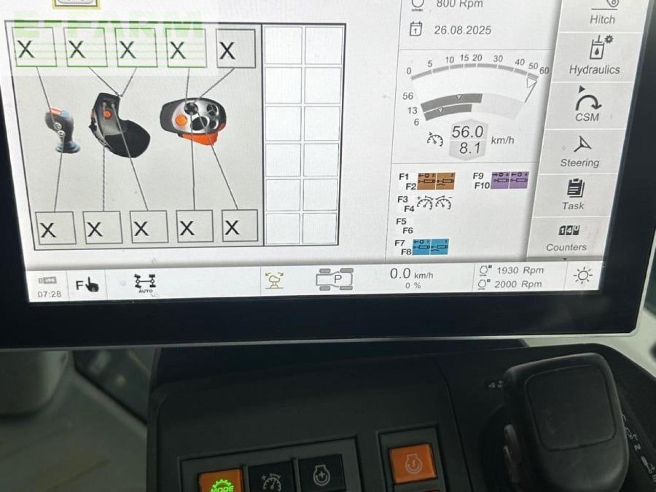 Traktor του τύπου CLAAS AXION 830, Gebrauchtmaschine σε SLEAFORD (Φωτογραφία 11)