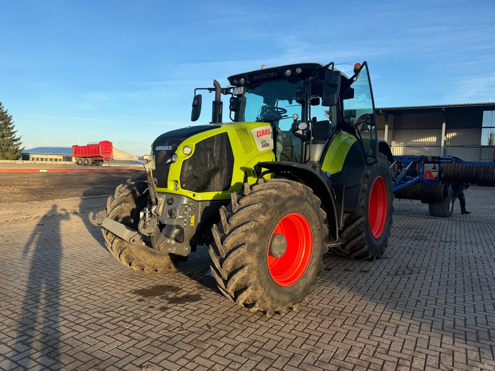 Traktor van het type CLAAS Axion 870 C-MATIC, Gebrauchtmaschine in Rohrsheim (Foto 1)