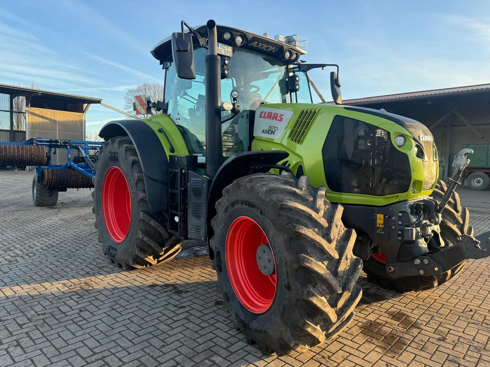 Traktor van het type CLAAS Axion 870 C-MATIC, Gebrauchtmaschine in Rohrsheim (Foto 2)