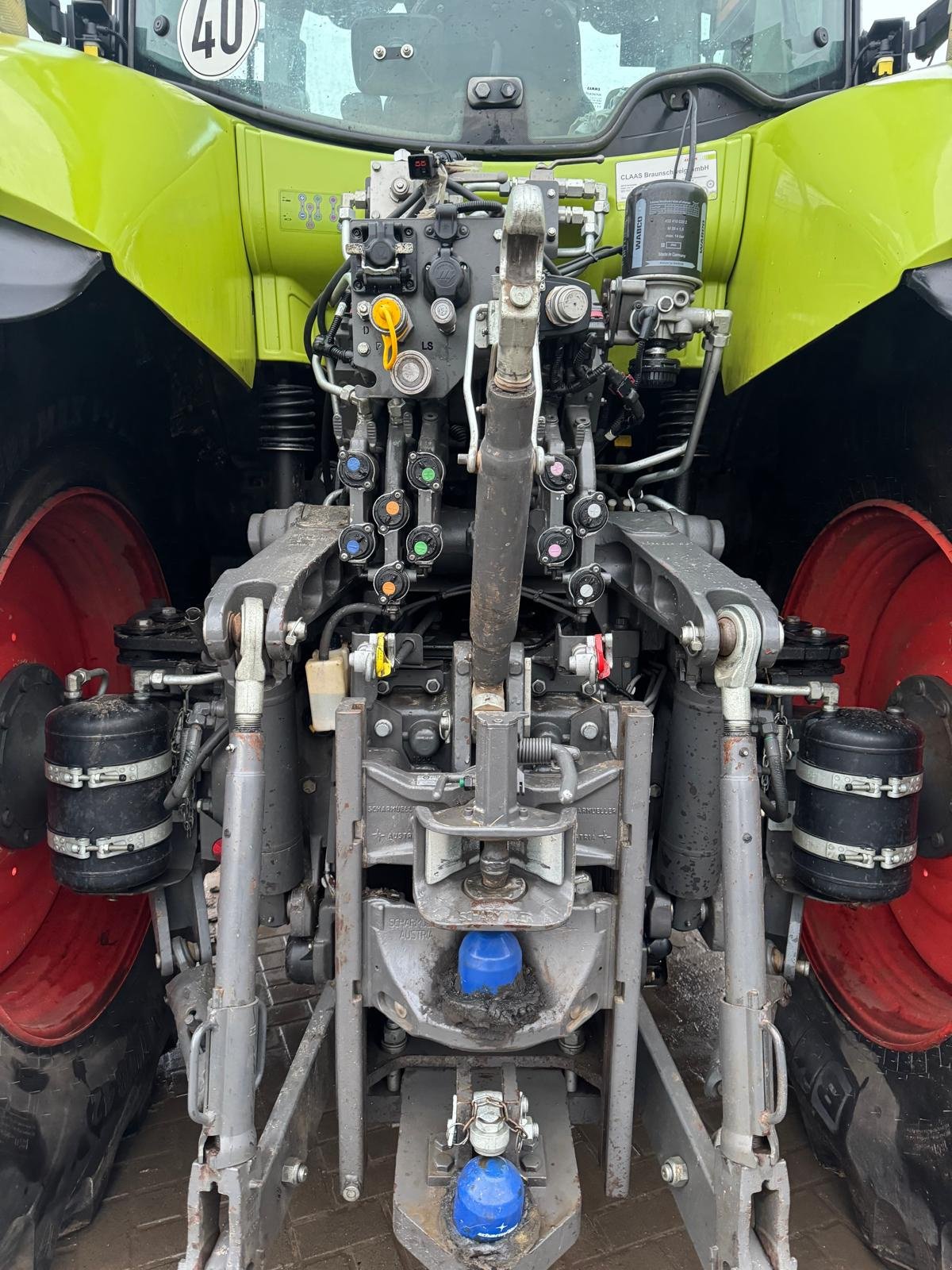 Traktor van het type CLAAS Axion 870 C-MATIC, Gebrauchtmaschine in Rohrsheim (Foto 8)