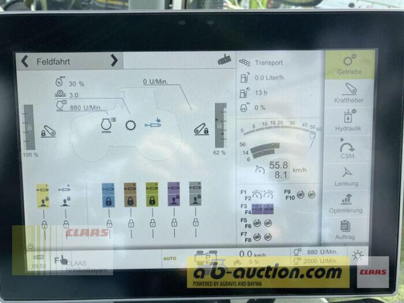 Traktor des Typs CLAAS AXION 870 CMATIC + ALÖ Q8M, Gebrauchtmaschine in Altenstadt a.d. Waldnaab (Bild 5)